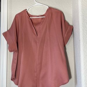 Blush blouse